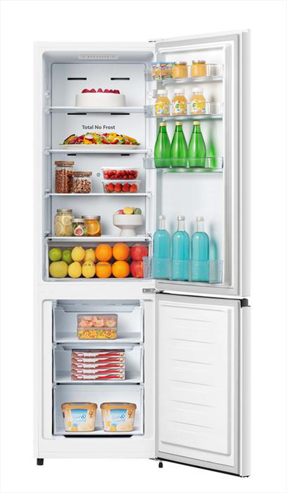 "HISENSE - Frigorifero combinato RB329N4AWE Classe E 255 lt-Bianco"