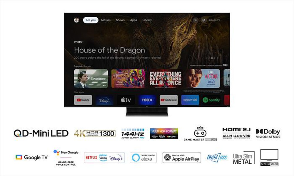 "TCL - Smart TV LED UHD 4K 55\" 55C805-Black"