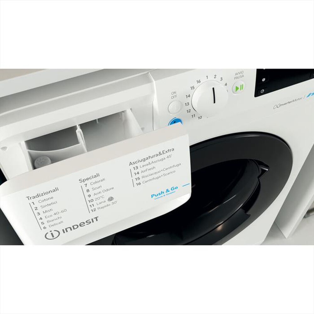 "INDESIT - Lavasciuga BDE 961483X WK IT N 9/6 Kg Classe D"