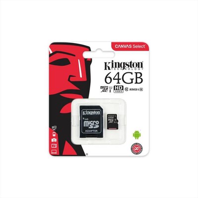 KINGSTON - SDCS/64GB - black