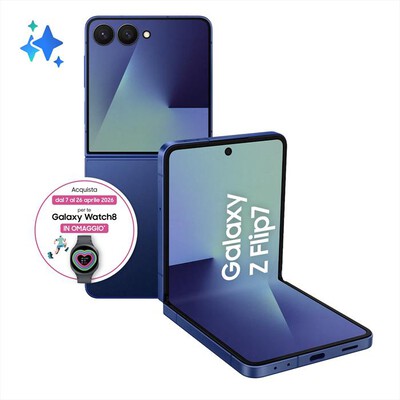SAMSUNG - Galaxy Z Flip7 12+512GB-Blue Shadow