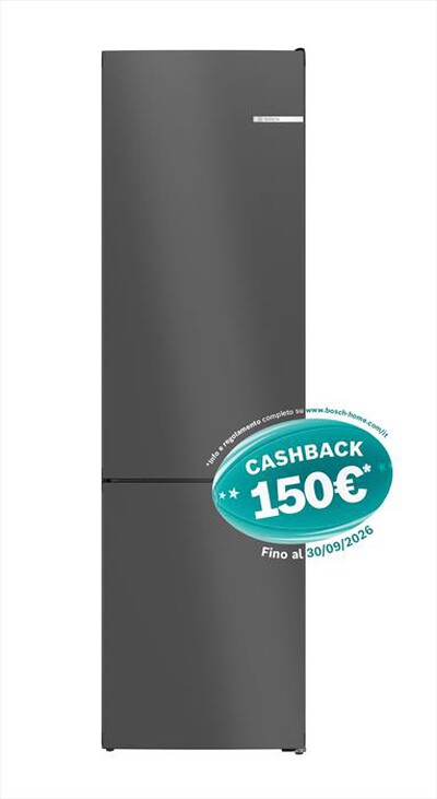 BOSCH - Frigorifero combinato KGN39OCAF Classe A 363lt-Acciaio