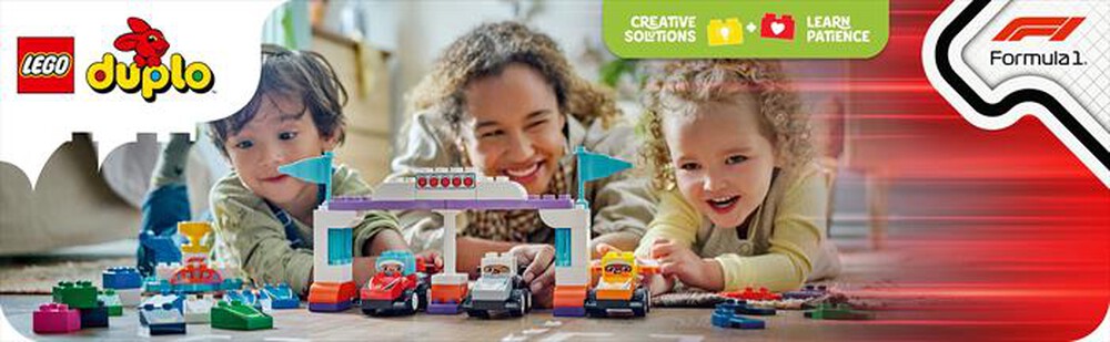Immagine del prodotto LEGO - DUPLO Town Auto da corsa e piloti Team F1&reg; 10445