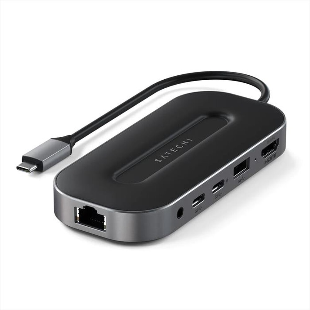"SATECHI - USB4 MULTIPORT ADAPTER WITH 2.5G ETHERNET-grigio"