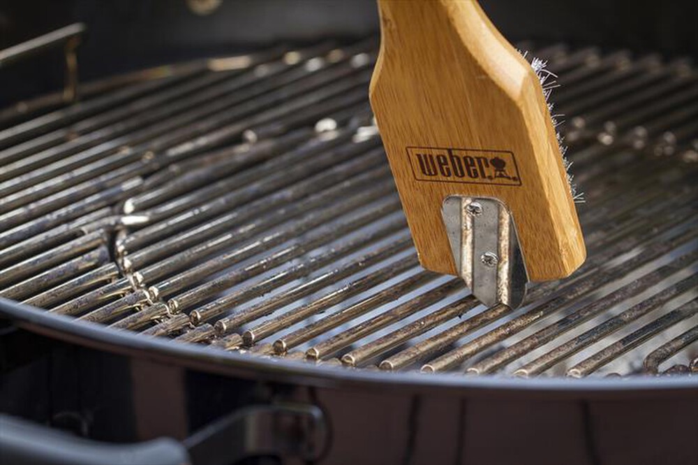 "WEBER - SPAZZOLA GRANDE - MANICO IN LEGNO-MARRONE"