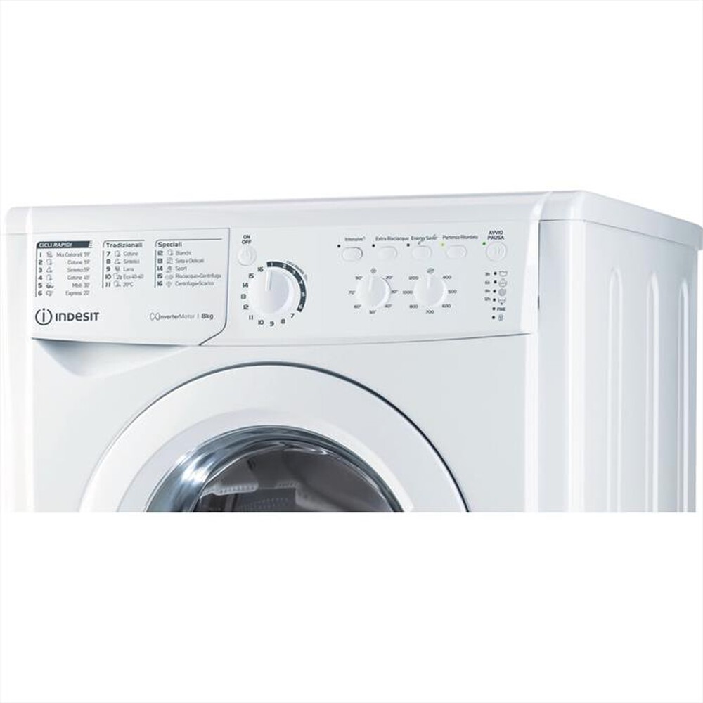 Immagine del prodotto INDESIT - Lavatrice EWC 81283 W IT N 8 Kg Classe D