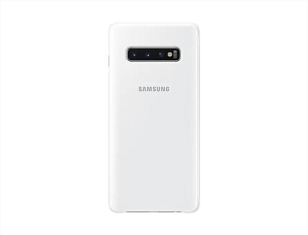 "SAMSUNG - CLEAR VIEW COVER GALAXY S10+-Bianco"