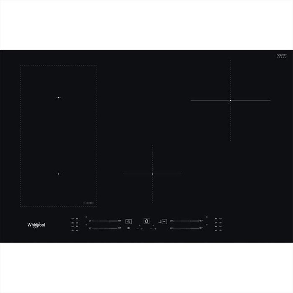 "WHIRLPOOL - Piano induzione WL S3377 BF HOB WP 77 cm-Nero"