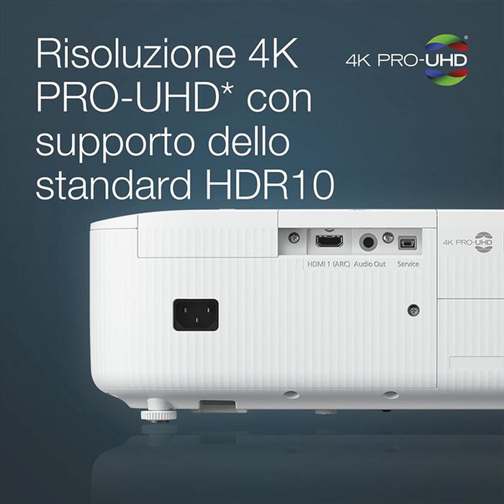 "EPSON - Videoproiettore Home Cinema PRO-UHD 4K EH-TW6250"