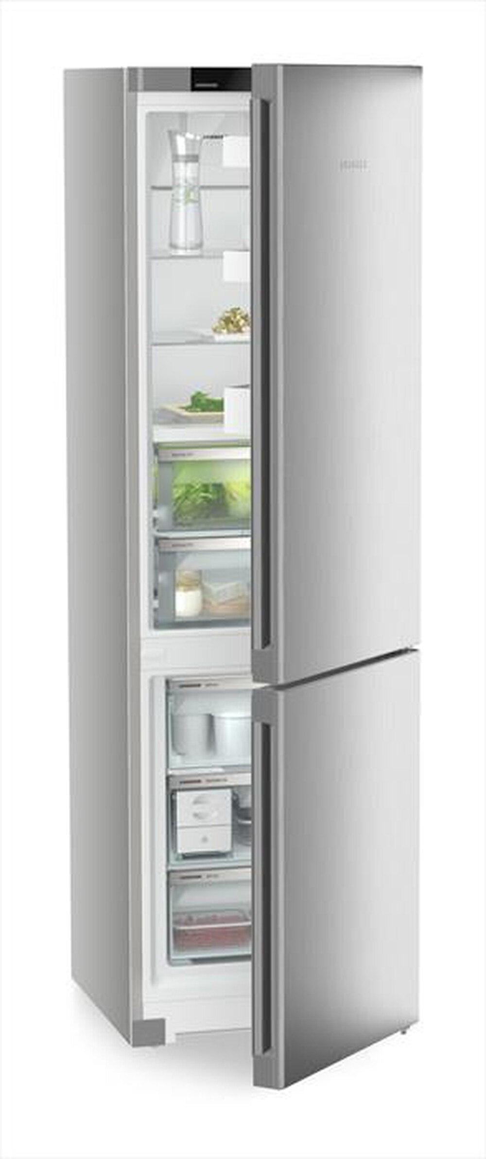 "LIEBHERR - Frigorifero combinato CBNSFD 5723-20 Classe D-SteelFinish / Silver"