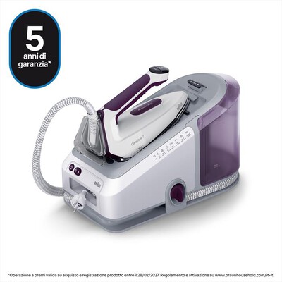 BRAUN - SISTEMA STIRANTE CARESTYLE 7 IS7266VI-Bianco viola