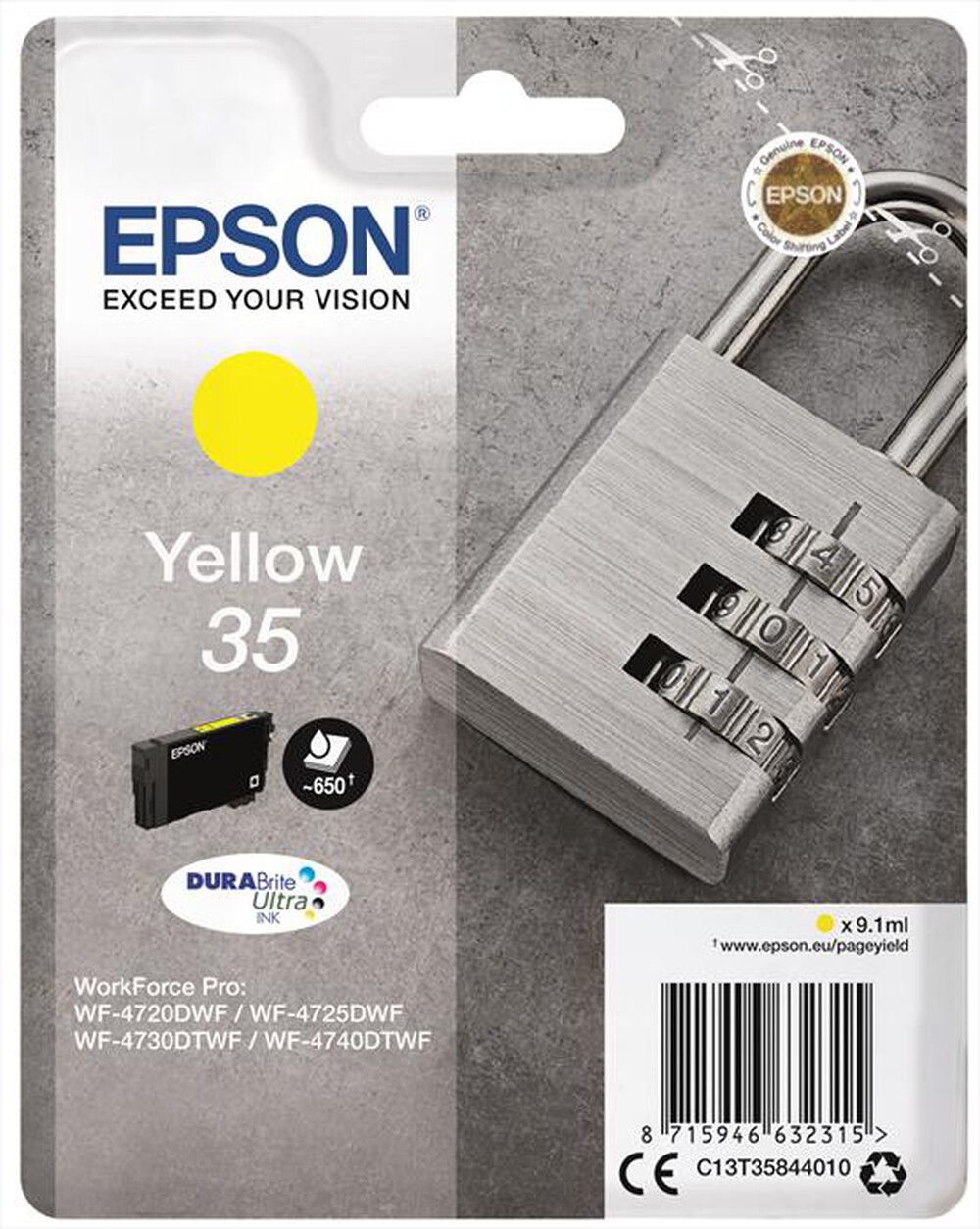 Immagine del prodotto EPSON - C13T35844020-Giallo