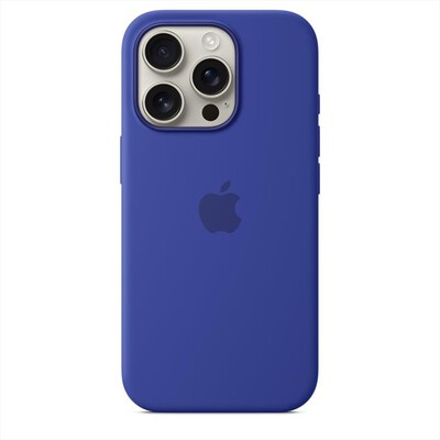 APPLE - Custodia MagSafe in silicone per iPhone 16 Pro-Blu oltremare
