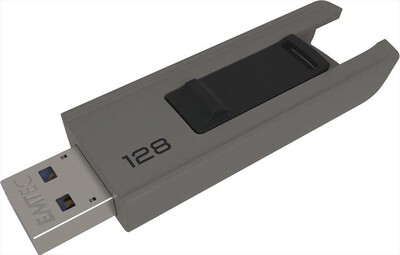 EMTEC - SLIDE USB 3.0 128GB - GRIGIO/NERO