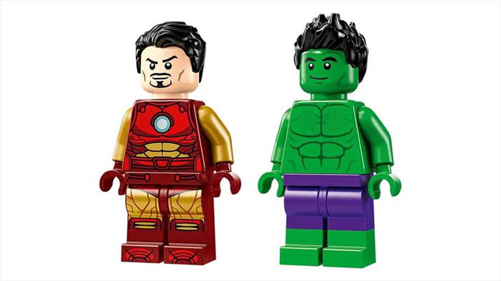 "LEGO - Iron Man con moto e The Hulk - 76287-Multicolore"