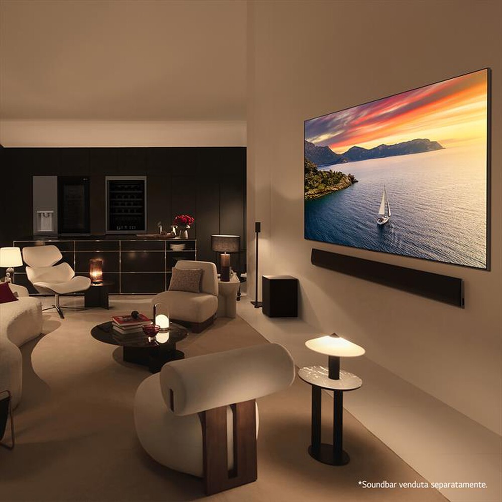 "LG - Smart TV OLED evo UHD 4K 77\" Serie G4 OLED77G45LW-Argento"
