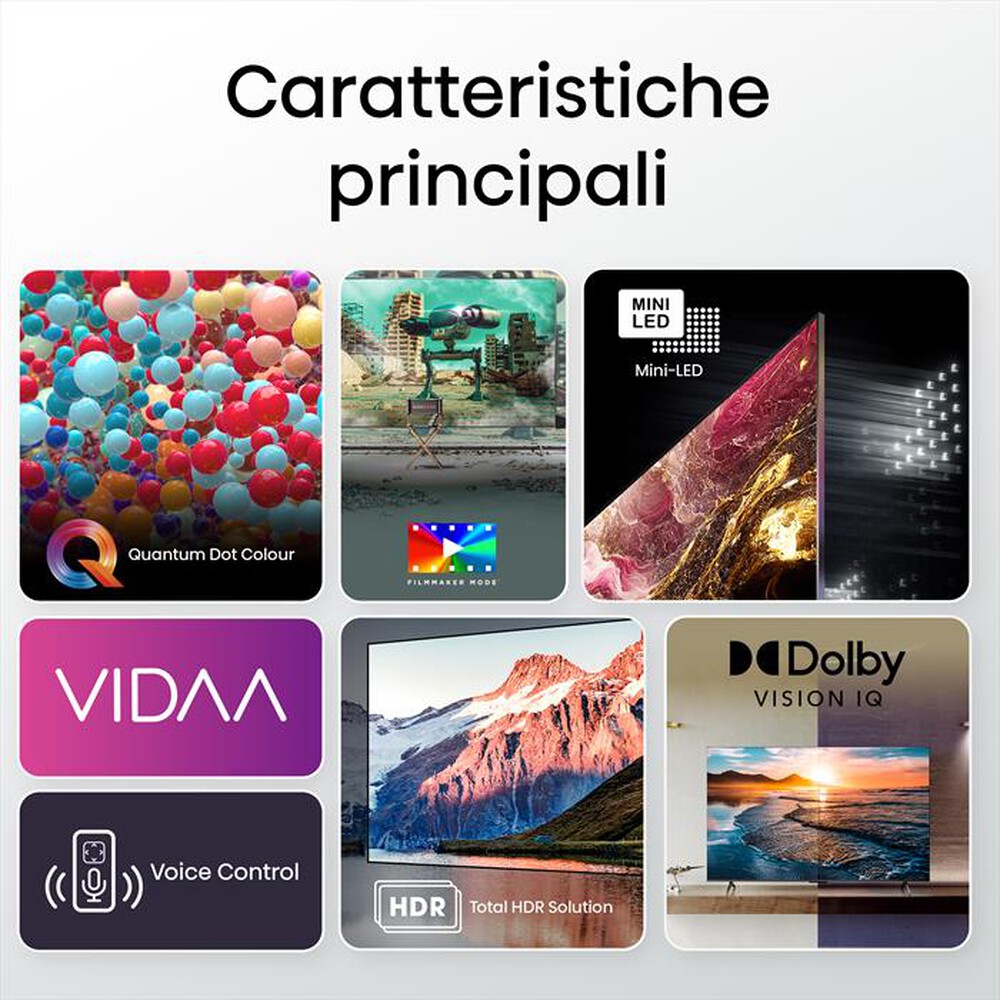Immagine del prodotto HISENSE - Smart TV MINI LED UHD 4K 55" 55U69KQ-Metal Dark Grey