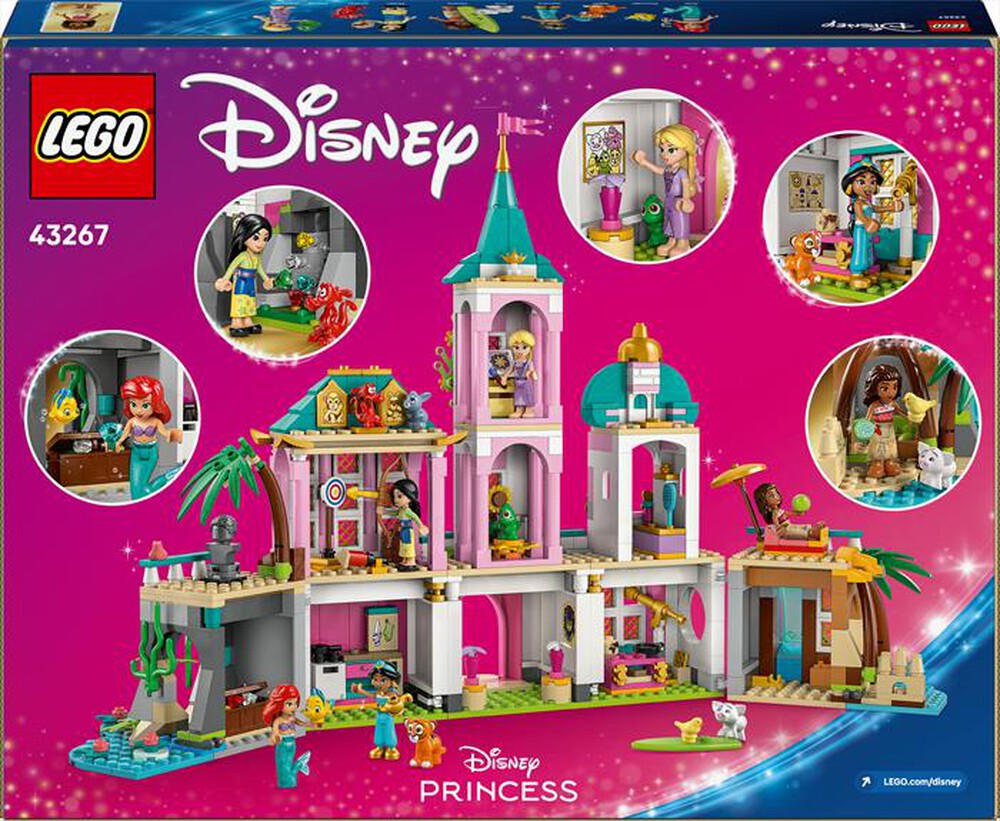 "LEGO - CASTELLO DELLA PRINCIPESSA E ANIMALI REALI-,"