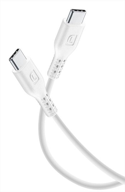 CELLULARLINE - USBDATACUSBC2C2MW Cavo Dati-USB-C TO USB-C-2 MT-Bianco