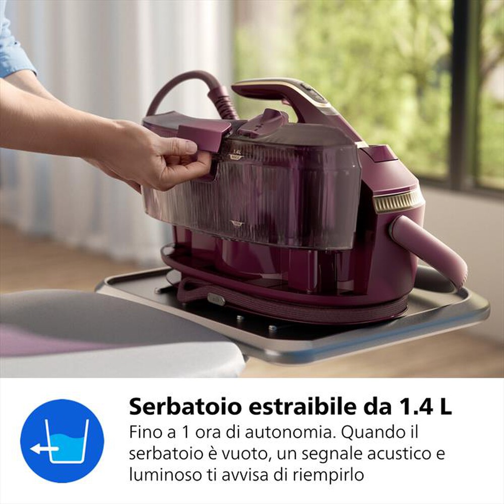 Immagine del prodotto PHILIPS - Sistema stirante PERFECTCARE SERIE 8000 PSG8300/20-Blu/Oro