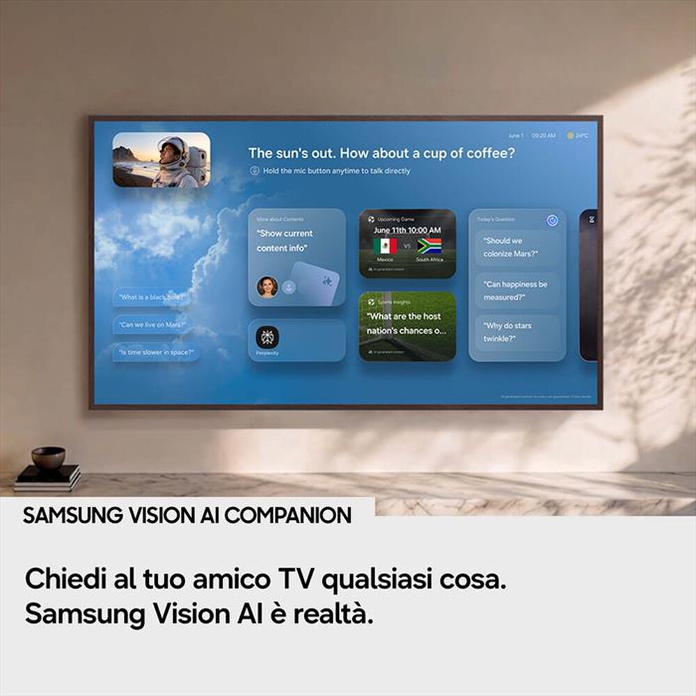 Immagine del prodotto SAMSUNG - Smart TV The Frame Pro QLED AI 75" QE75LS03HWUXZT-Black