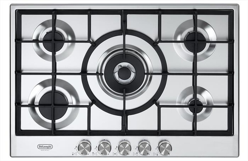 "DE LONGHI - Piano cottura a gas NSL 575 X 75cm-Inox"