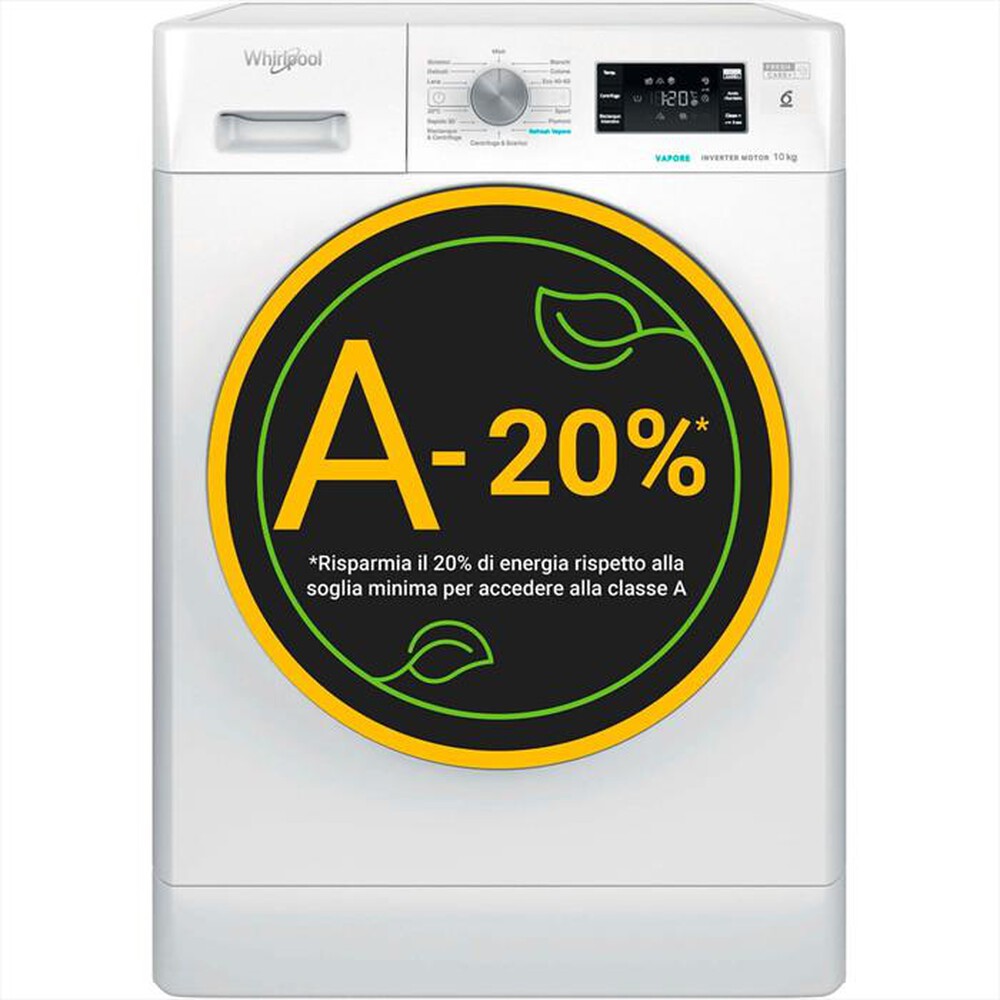 Immagine del prodotto WHIRLPOOL - Lavatrice FFB 1048 BSV IT 10 Kg Classe A