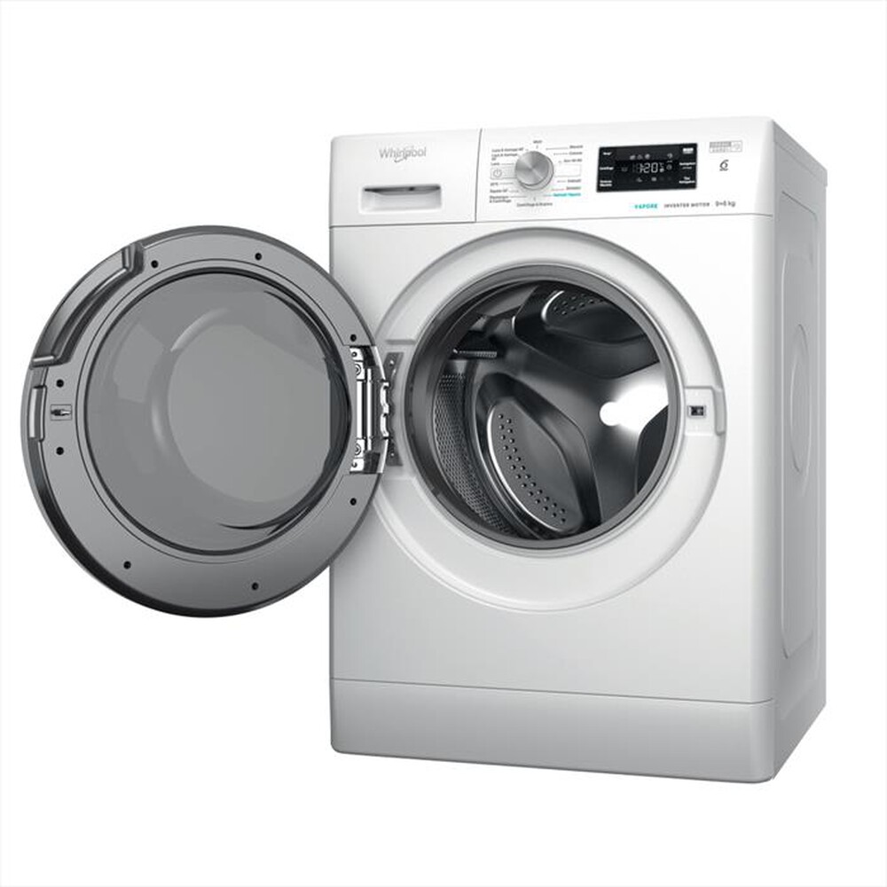 "WHIRLPOOL - Lavasciuga FFWDB 96436 SV IT 9/6 Kg Classe A-Bianco"
