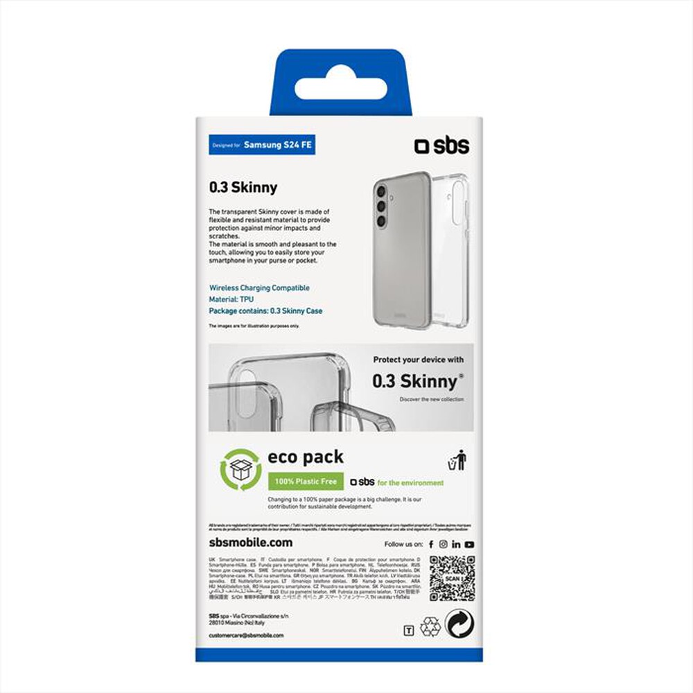 Immagine del prodotto SBS - TESKINSAS24FET-Trasparente