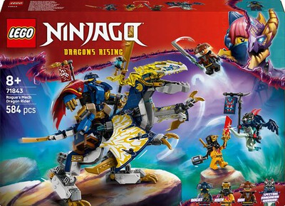 LEGO - NINJAGO Mech cavalca-drago di Rogue - 71843