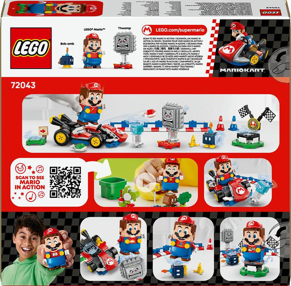 Immagine del prodotto LEGO - 72043 MARIO KART   MARIO INTERATTIVO E KART-,