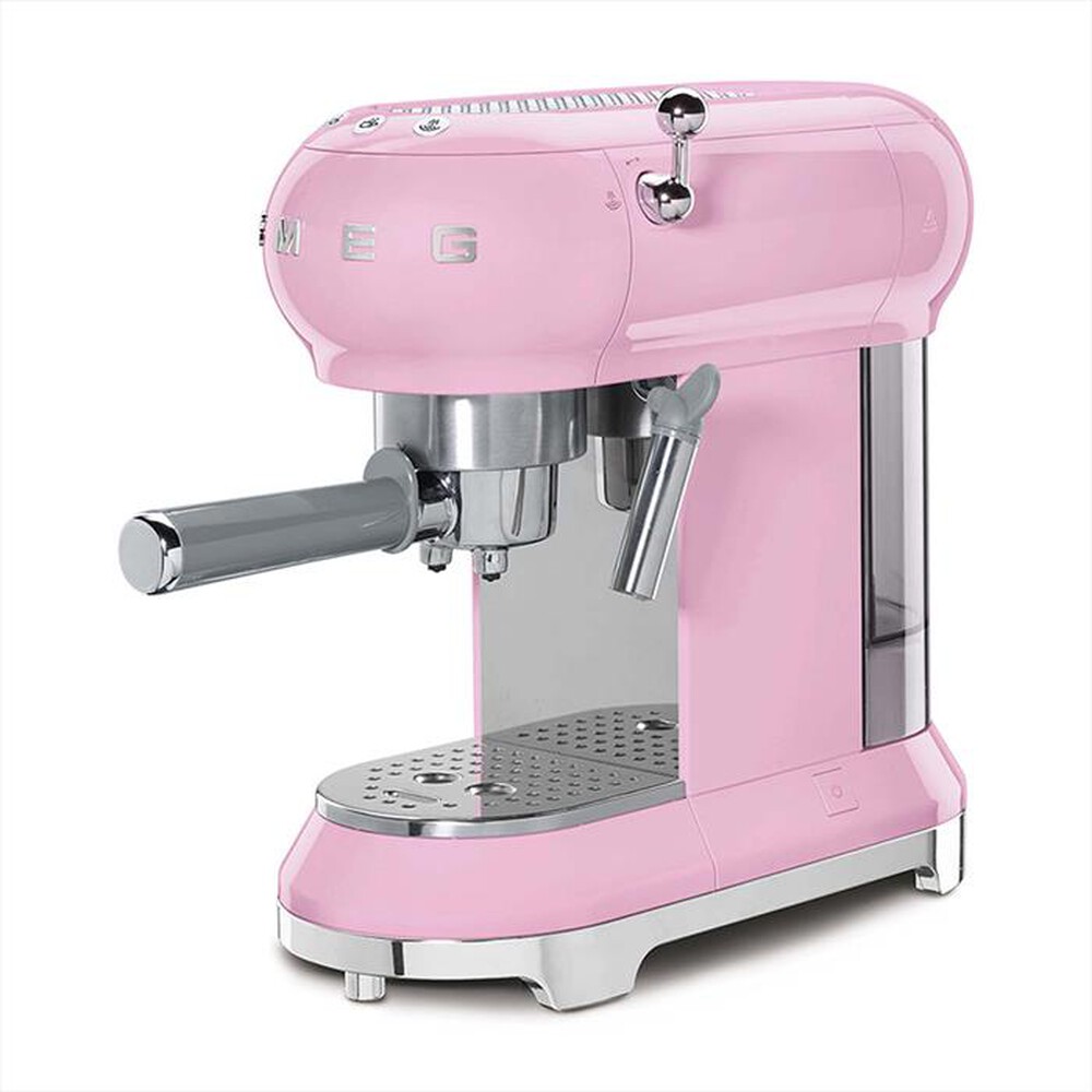 "SMEG - Macchina da Caffè Manuale 50's Style – ECF01PKEU-rosa"