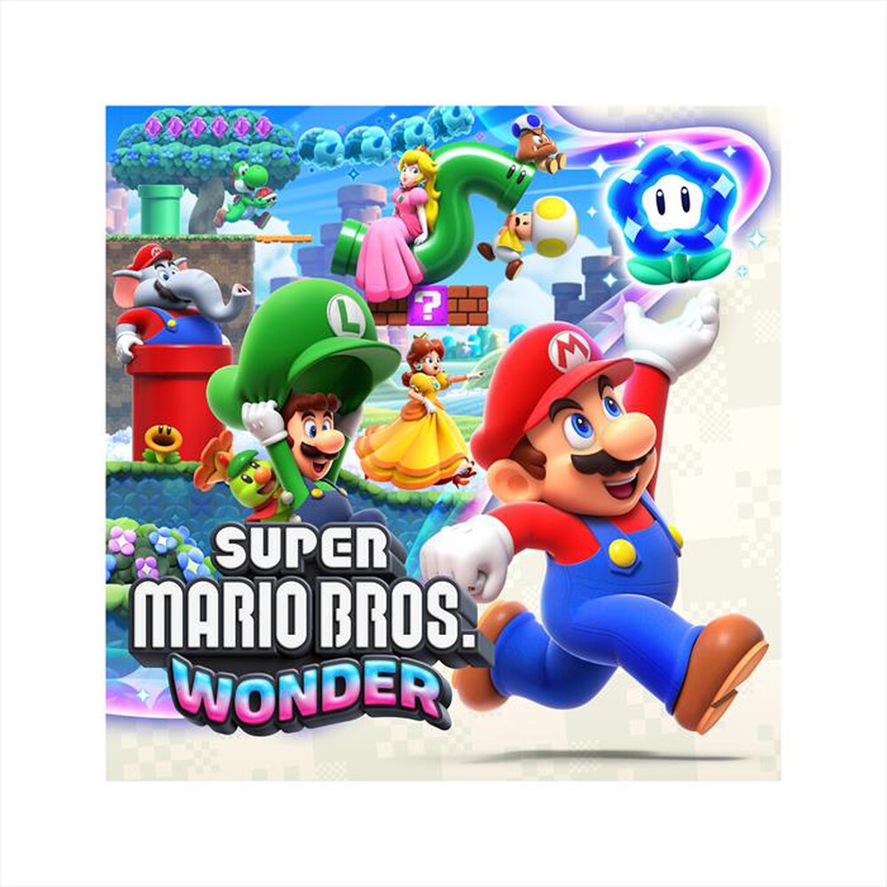 "NINTENDO - Switch OLED Super Mario Bros WONDER NSO 12M-Bianco/Nero"