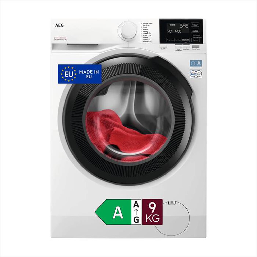 AEG - Lavatrice LR6FG94 9 Kg Classe A-Bianco