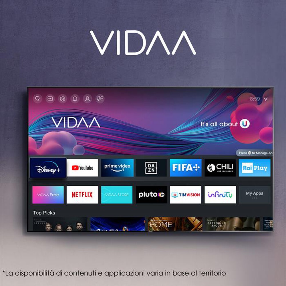 "HISENSE - Smart TV LED FHD 40\" 40A49K-Black"