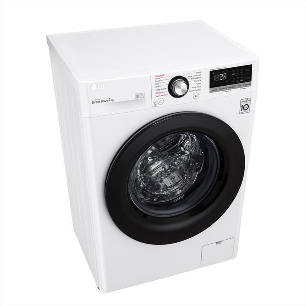 "LG - Lavatrice F2WV3S7S6E 7 Kg Classe D-White"
