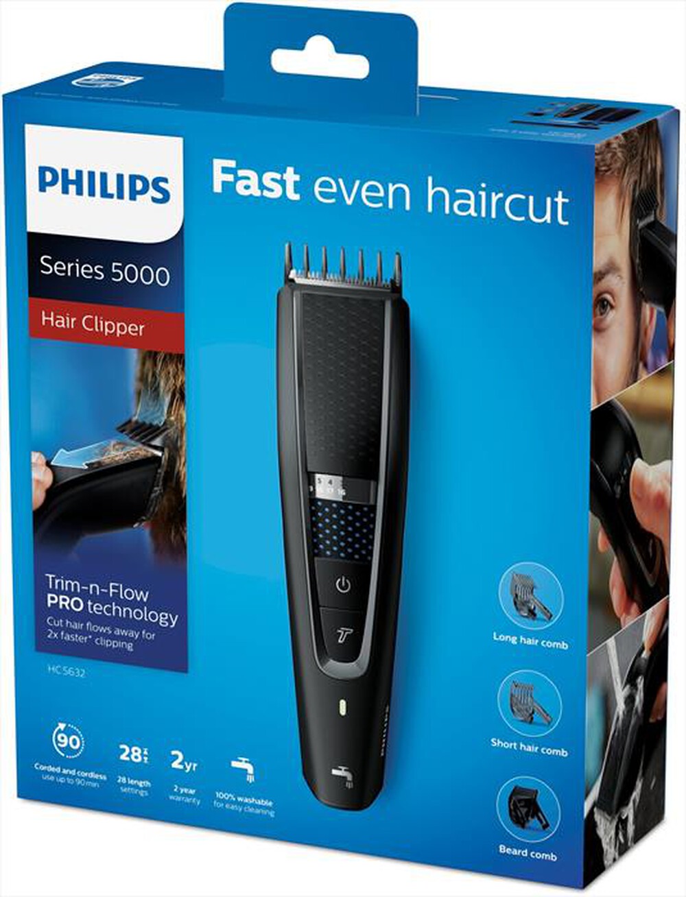 "PHILIPS - TAGLIACAPELLI PHILIPS HC5632/15"