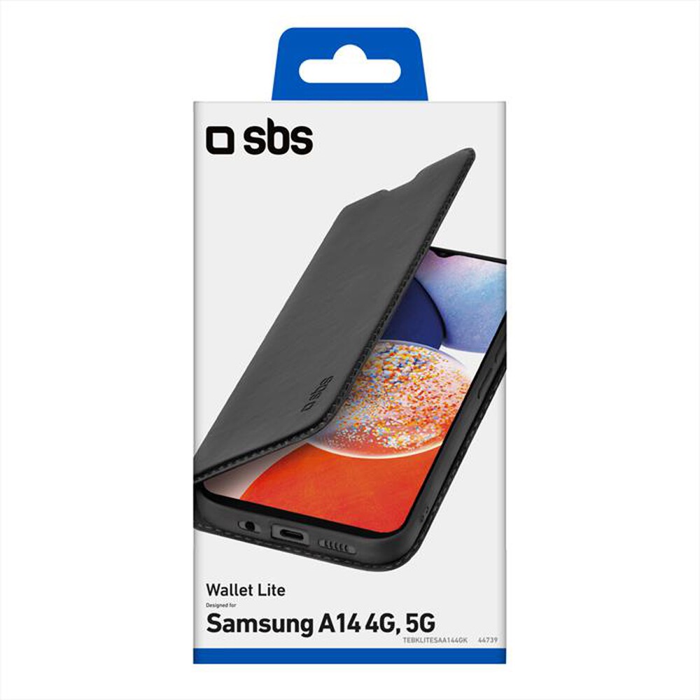 "SBS - Cover TEBKLITESAA144GK per Samsung A14 4G-Nero"
