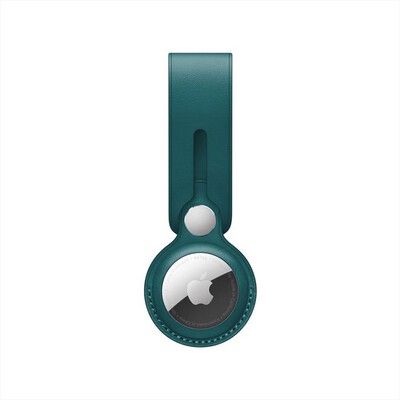APPLE - Laccetto AirTag in pelle-Verde foresta