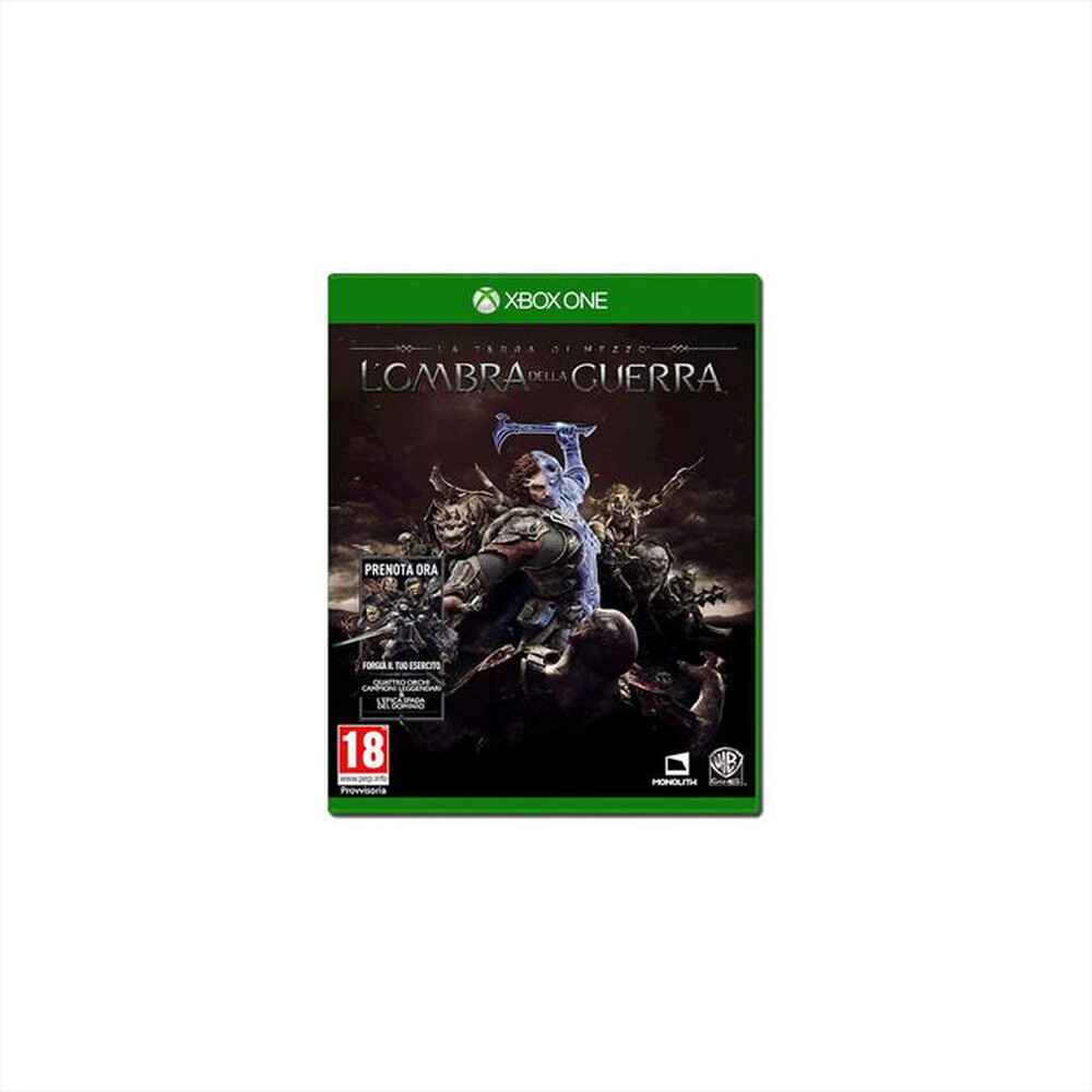 "WARNER GAMES - La Terra di Mezzo- L'Ombra della Guerra XBox One"