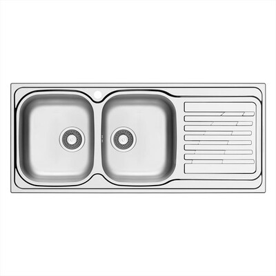 GLEM GAS - Lavello 2 vasche EUR162SX-Inox