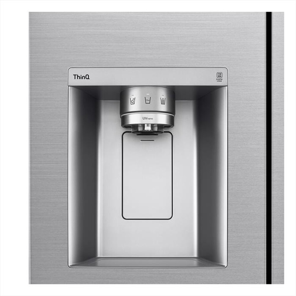 Immagine del prodotto LG - Frigorifero side by side GSLV90PZAD Classe D 635lt-Acciaio inossidabile