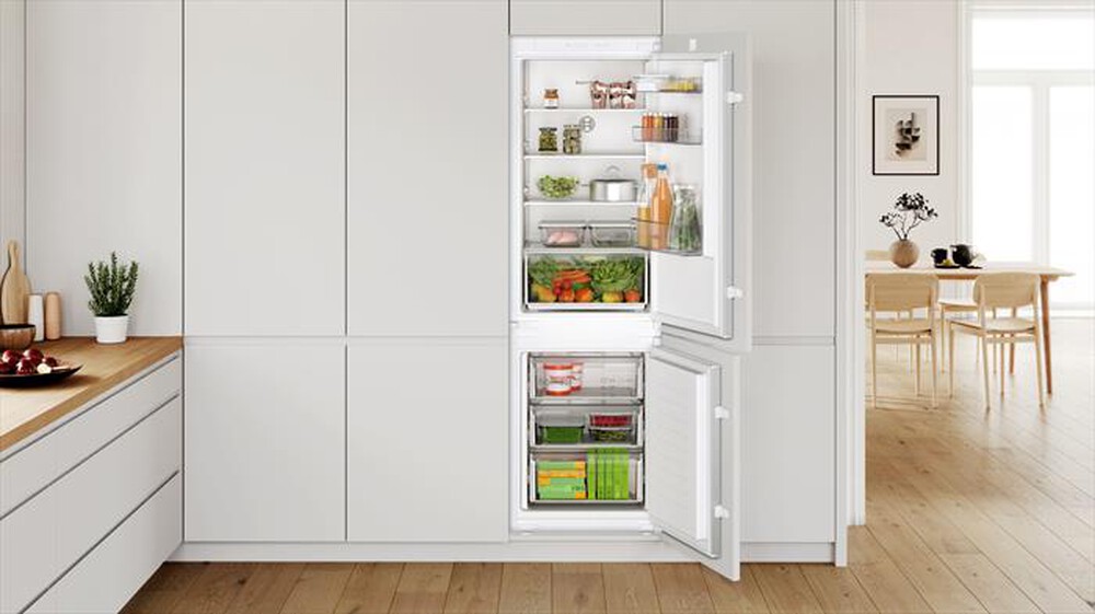 "BOSCH - Frigorifero combinato KIN86NSE0 Classe E 260 lt-Bianco"