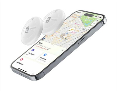 CELLULARLINE - Dispositivo per localizzare oggetti BTTRACY2W-Bianco