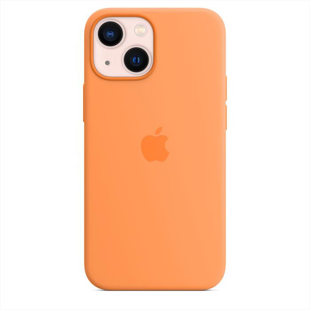"APPLE - iPhone 13 mini Silicone Case with MagSafe-Marigold"