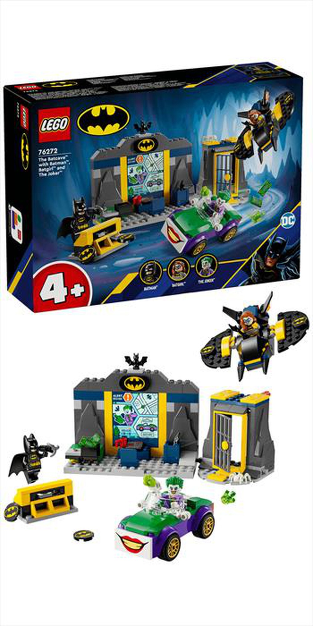 Immagine del prodotto LEGO - Batcaverna con Batman, Batgirl e The Joker - 76272