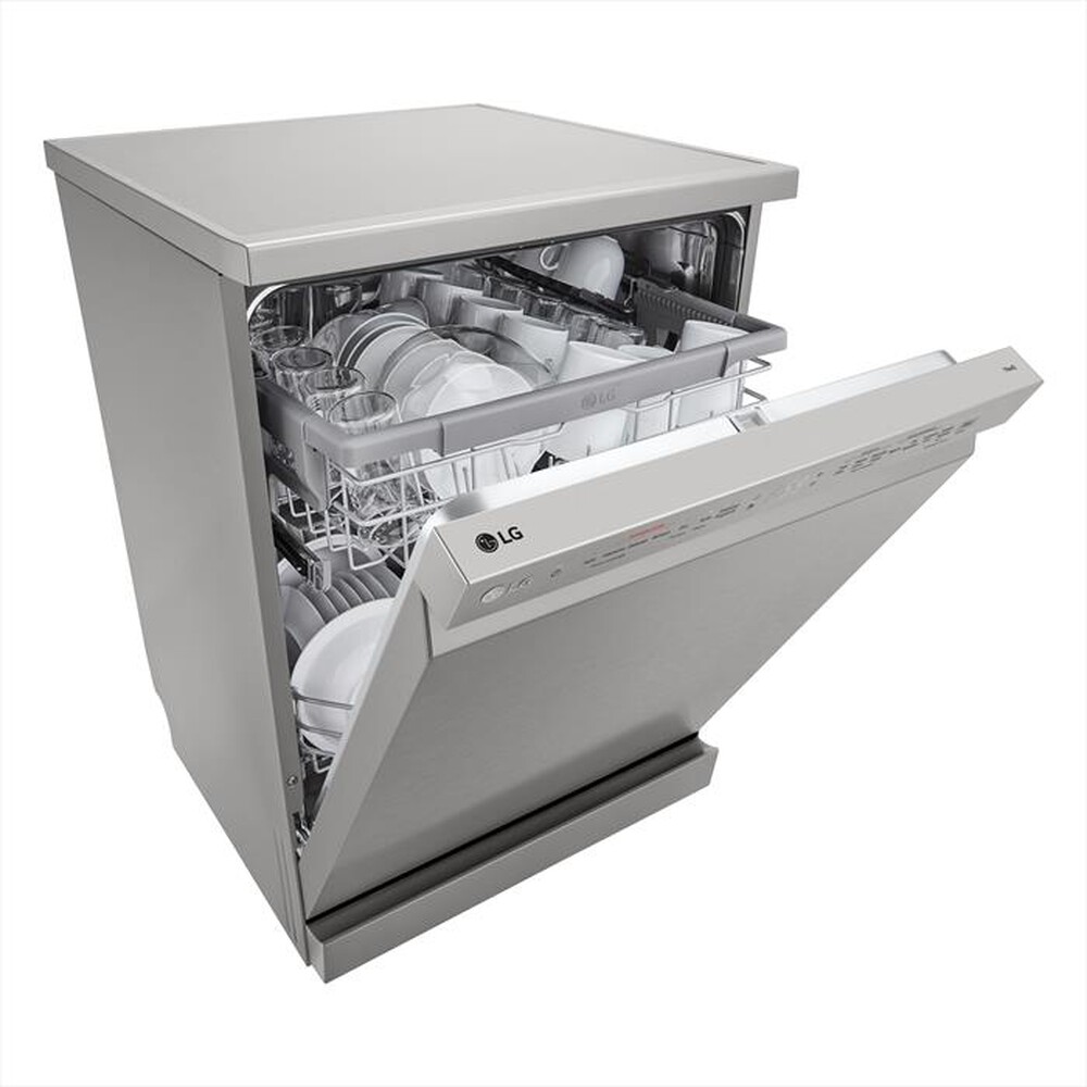 "LG - Lavastoviglie QUADWASH DF242FPS Classe D 14 copert-Platinum Silver"