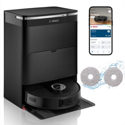 BOSCH - Aspirapolvere robot BCRDW3B SPOTLESS MAX-Nero