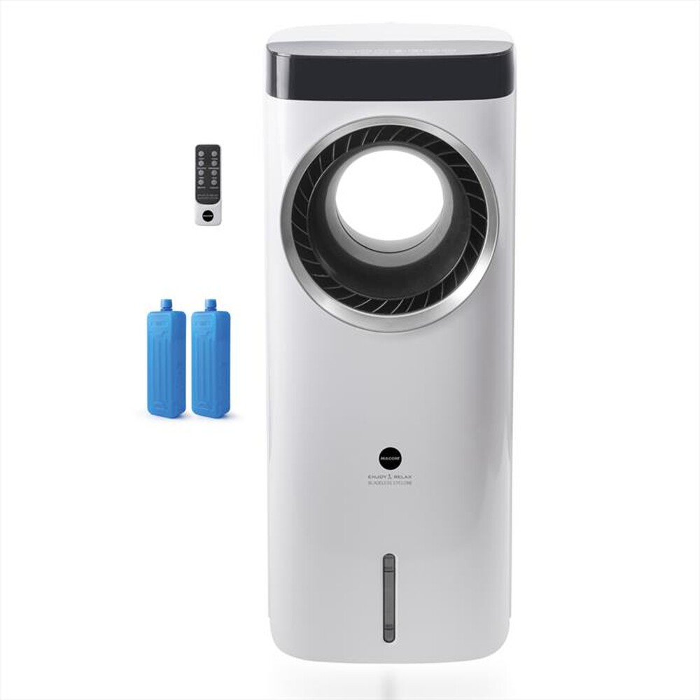 "MACOM - Ventilatore tower BLADELESS CYCLONE-bianco"