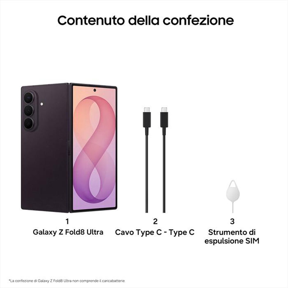 Immagine del prodotto SAMSUNG - Galaxy Z Fold8 Ultra 16+1TB-Violet Shadow
